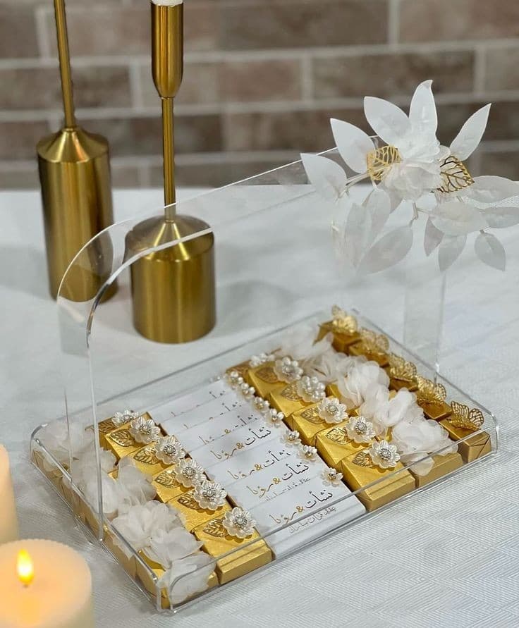 Acrylic chocolate tray